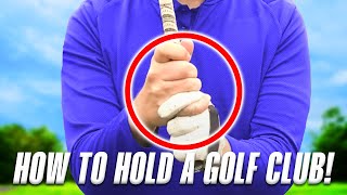 How to hold and grip the golf club (easy way)