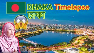 DHAKA CITY | A 4K timelapse | Malaysian Girl Reactions