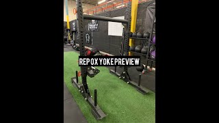 Rep Ox Yoke Preview. Full clip on my IG. #homegym #basementgym #garagegym