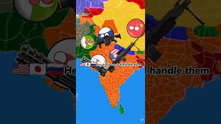 🇮🇳India's strongest allies #countryballs #war #india #geography #shorts #viral