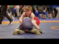 u15 aidan carver usa vs andrei covalschi rom 44kg. freestyle boys wrestling.b cam man