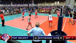 2018 AAU Volleyball Nationals - 15U Boys Final - Top Select 15 Royal VS Envigado PT1