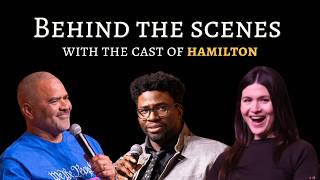 Hamilton Original Cast LIVE Interview | Christopher Jackson, Phillipa Soo & Okieriete Onaodowan