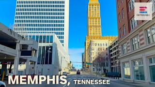 Downtown Memphis Drive 🎸 Cruising the Soul of the South | Tennessee | 4K