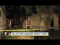 Tree falls on mobile home with pregnant woman and baby inside