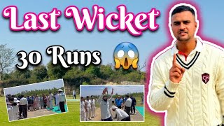 One Side Match बन गया Thriller 😱 Cricket With Vishal Match Vlog