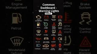 car dashboard waring lights and their meanings