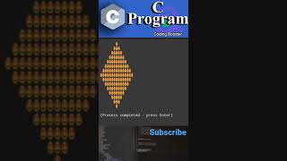 C Programming | Diamond Pattern | Coding Booster #coding