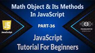 36 | Math Object And Its Methods In JavaScript | Math Functions | JavaScript | JS (Hindi/Urdu)