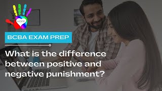 What is the difference between positive and negative punishment?