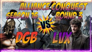 GoTWiC Alliance Conquest - Season 16 Round 3 DGB Vs. LVX SuperLiga