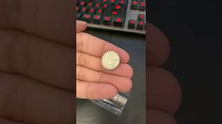 I found a World War II silver dime in coin roll hunt #coin #dime #silver #vintage #coinrollhunting