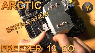 Montage: Arctic Freezer 13 CO auf Intel Sockel 1150 / CPU Kühler Installation Einbau Anleitung