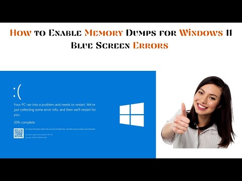 Как включить дампы памяти для Windows 11, ошибки синего экрана, конфигурация дампа памяти для BSOD