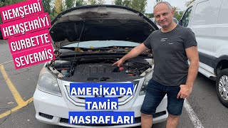 AMERİKA'DA ARABA TAMİRİ/ ARABA ALMAK KOLAY YA PEKI TAMIR MASRAFLARI? ARABAMIZ BOZULDU!!!! ~13