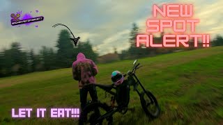 Gnarly E-bike New Spot + Epic Freestyle Rip!!