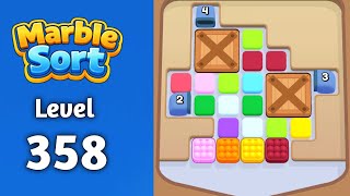 Marble sort Level 358 walkthrough solution