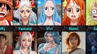 Comparison : One Piece Characters I Live Action/Netflix