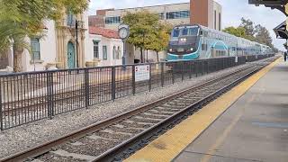 Metrolink 333 Claremont to L.A. Union Station Refurbished Car 104 \u0026 103 \u0026 F125 937 2/11/2025