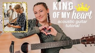 Taylor Swift King of My Heart Guitar Tutorial (Acoustic Live) // Nena Shelby