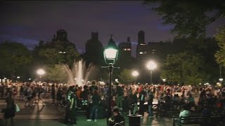 Wild parties continue in Washington Square Park