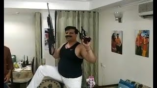 Watch: BJP MLA Pranav Singh Champion seen dancing with guns in a viral video