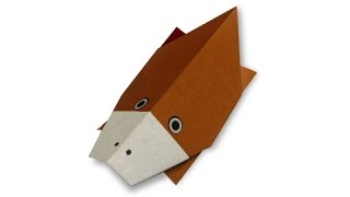 Cách gấp, xếp con thú mỏ vịt bằng giấy origami - Video hướng dẫn