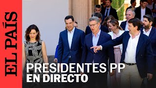 DIRECTO | Feijóo comparece en la cumbre de presidentes autonómicos del PP | EL PAÍS