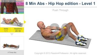 Hip Hop Abs Workout   8 Min Abs   YouTube