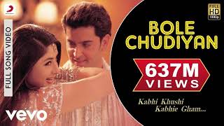 Bole Chudiyan  - K3G|Amitabh, Shah Rukh, Kajol, Kareena, Hrithik|Udit Narayan
