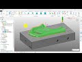 powermill tutorial 91 mill 3d offset finish multi pencil finish trimcut toolpath u0026 stock model