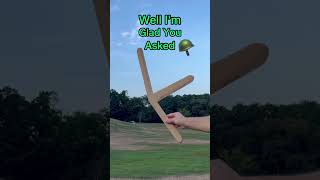 What A Crazy ACCURATE Boomerang Looks Like 🪃🎯🤯#cool #awesome #boomerangs #boomerang #outdoors