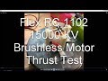 Thrust Test: Flex RC 1102 15000KV Brushless Motor