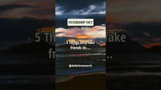 5 Things Only Fake Friends Do #shorts #psychologyfacts #subscribe