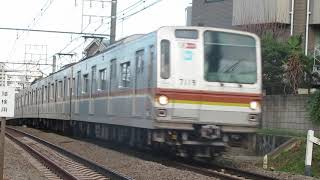 【残り少ない小窓編成‼】東京メトロ副都心線7000系 7119f 04S各停菊名行 自由が丘～都立大学駅間