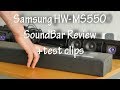 Samsung Sound+ HW-MS550 Soundbar review and test