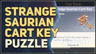 Strange Saurian Cart Key Puzzle Genshin Impact