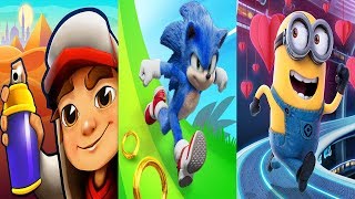 Subway Surfers 2020 Cairo VS Sonic Dash VS Minion Rush