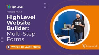 Build Multi-Step Forms in HighLevel Website Builder