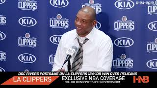 Doc Rivers on Kawhi Leonard & LA Clippers 134-109 win over New Orleans Pelicans Postgame 11-24-2019