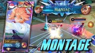 THE BEST FANNY MONTAGE IN 2025!! AGGRESSIVE AND SATISFYING | MLBB