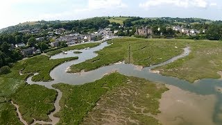 Laugharne by drone