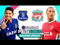 Everton v Liverpool Premier League PES 2021 Score Prediction