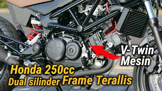 Dual silinder V-Twin 250cc Honda !! Suaranya merdu !! Honda VTR250