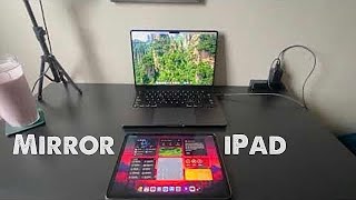 Mirror iPad to Macbook For Screen Recording - OBS Streaming