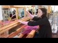 hand weaving at liz christy s studio