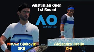 Australian Open 2023 | NoVax Djokovic vs Alejandro Tabilo | 1st Round | AO Tennis 2
