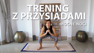 Trening z Przysiadami | Ćwiczenia na Mocne Nogi | Aerobik dla Seniorów | Aktywny Senior