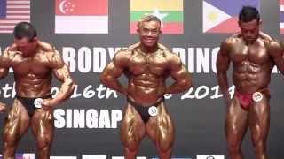 WBPF SEA 2014 (Men's Bodybuilding) - Pose Down (Below 65kg)