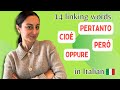14 useful linking words to improve your Italian